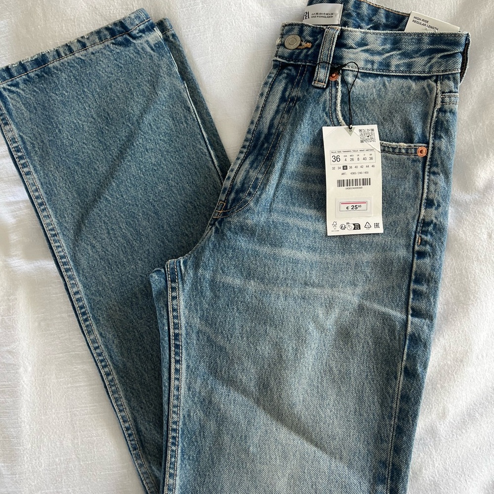 ✨ NWT Zara Straight Leg Jeans